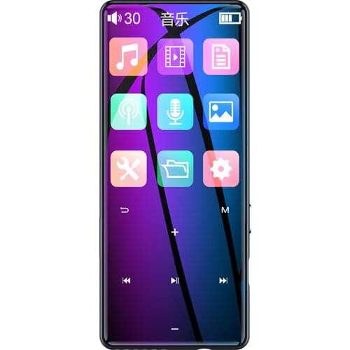 Yescool X10 MP4 Player Bluetooth Lossless HiFi Audio Walkman With speaker FM Radio EBook voice Recorder Portable Music player
