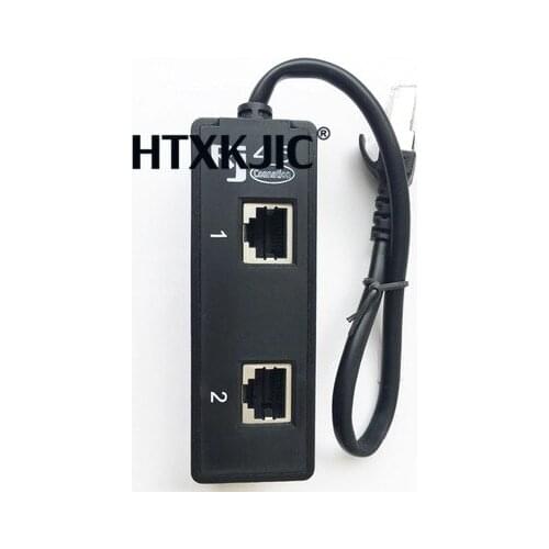 New Hot RJ45 Splitter Adapter 1 to 2 Port Switch Cable for Cat5 Cat6 LAN Ethernet Socket Connector