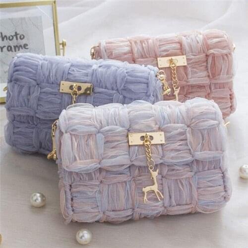 1Set Net Cover Gauze For Woven Bag Plastic High Quality Handbag Bag Accessories Handmade Diy Clothing Accessories