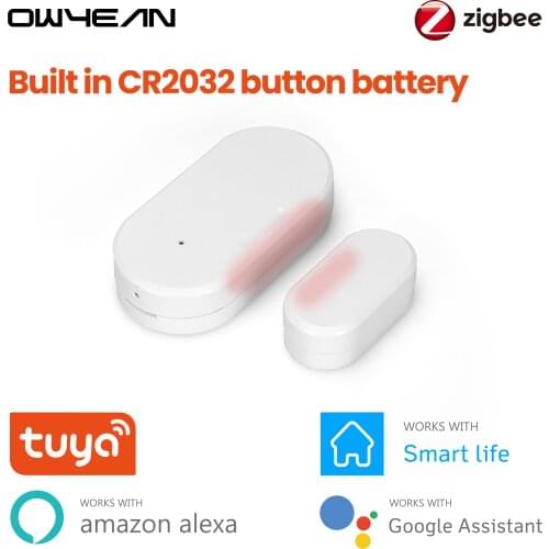 Tuya Zigbee 3.0 Smart Contact Detectors Security Gate Door Window Sensor Transducer Smart Life Home Works With Alexa Google Home