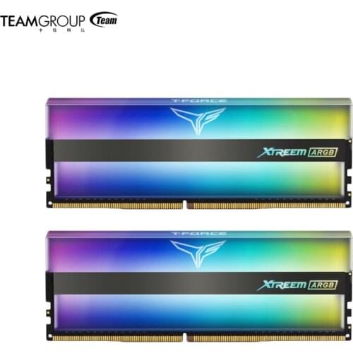 TEAMGROUP Magic Mirror ARGB DDR4 desktop computer memory module 4000MHz 16G (8G×2) kit supports light control software