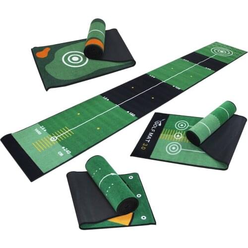 Golf Training Mat Practice Batting Carpet Mat Putting for Home Practice
