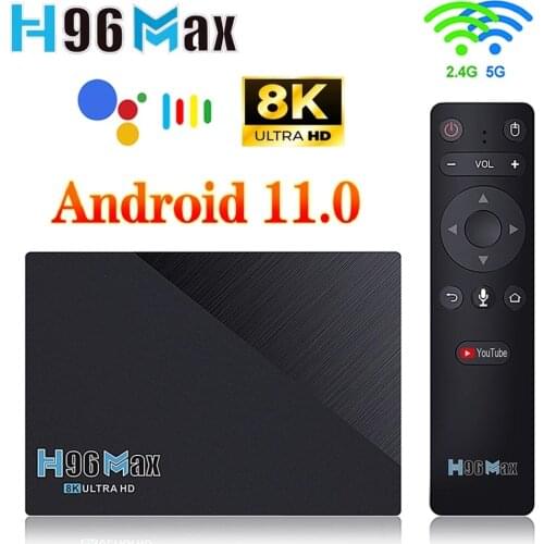 H96 MAX RK3566 Smart TV Box Android 11 4GB 8GB DDR4 64GB 32GB Support 2.4G and 5G WiFi Bluetooth 4K 1080p 8K 24fps H96Max