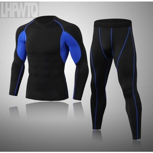 High Quality Skiing Underwear Set Winter Sport Thermal Underwear Running Tights Suit Comprehensive Training Compressed Clothes