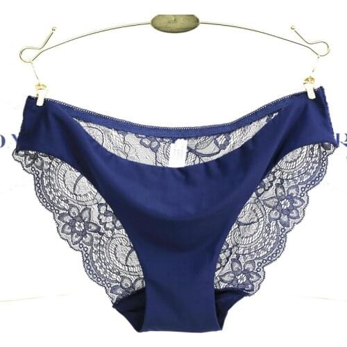 Yasemeen Lady Cotton Panties Sexy Lace Breathable Underwear Breathable Sexy Lace Seamless Underpants for Women Sexy Briefs