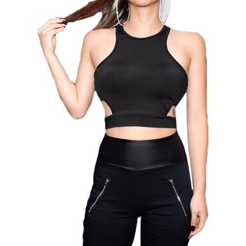Women Slim Sleeveless Tank Tops Sports Vest Sexy Crop Top Tank Tops For Ladies Fitness Vest Women Tops Casual Dropshipping