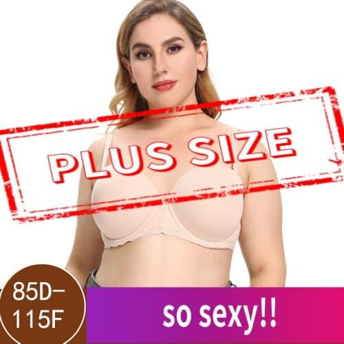 Women Sexy Strapless Push Up Bra Front Closure Bralette Invisible Bras Underwear Lingerie 1/2 Cup Seamless Brassiere D E F Cup
