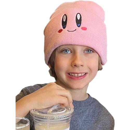 Cartoon Embroidery Winter Knitted Hat For Kids Spring Autumn Cute Skullies Beanies Girls Boys Casual Streetwear Hip Hop Cap