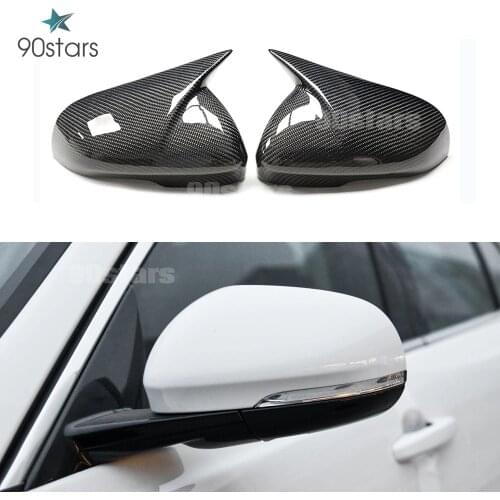 1:1 Replacement for Jaguar XE XEL XF XFL XJ XK 2009-2018 Carbon Fiber Mirror Covers Rear rearview mirror M LOOK