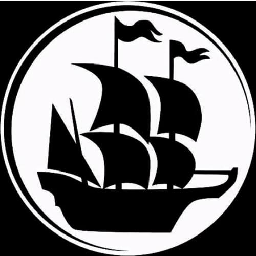 10*10cm PIRATE SHIP BOAT SAILING NAUTICAL STICKER DECAL Handsome And Cool Car Styling Car Sticker