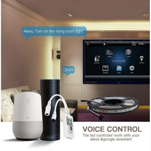 2M DC 5V USB 5050 RGB LED Strip 60 LED/M Wifi Music Flexible Backlight TV Flat Screen LCD Desktop Computer LED background light