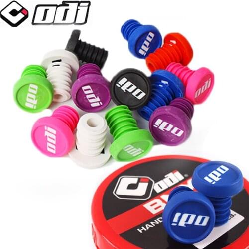 2Pcs ODI bike handlebar grip Cap MTB Bar End Plugs Anti-slip Firm Lightweight Fit BMX DH FR Balance Accessories