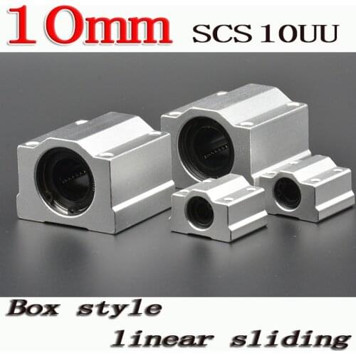 4pcs/lot SC10UU SCS10UU Linear motion ball bearings slide block bushing for 10mm linear shaft guide rail CNC parts