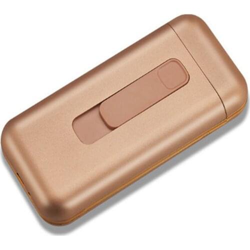 50 pcs USB lighter cigarette case for 20PCS 100mm long 5mm diameter cigarettes pack