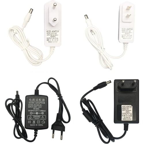 AC 100V - 240V to DC 12V 2A 3A lighting transformers LED Strip Power Supply Adapter EU US Converter Charger For LED Strip light