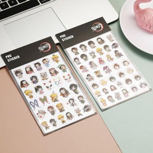 Anime Demon Slayer Kimetsu no Yaiba Kamado Tanjirou DIY Masking Adhesive Tape Paper Packaging Tape Cartoon Sticker Stationery