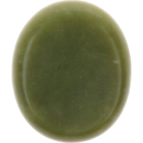Large SPA Natural Jade Hot Massage Stone Oval Shape Green Hot Stone, Great for Spa Massage Relaxation Beauty Salon