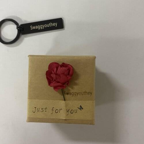 Swaggyouthey Personalized Bar Key chains Black color Jewelry Engraving Stainless Steel Gift for Women