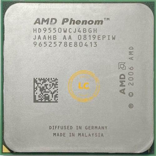 AMD Phenom X4 9550 2.2 GHz Quad-Core CPU Processor HD9550WCJ4BGH Socket AM2