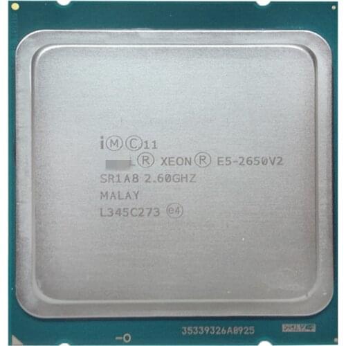 Intel Xeon E5 2650V2 E5-2650 v2 CPU 2.6GHz/20MB/22nm/95W/Socket LGA 2011 CPU