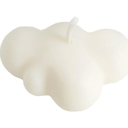 DIY Soap Mould Cloud Shape Candle Mold Cute Jewelry Making Mold Handcraft Ornaments 3D Silicone Wax Tool