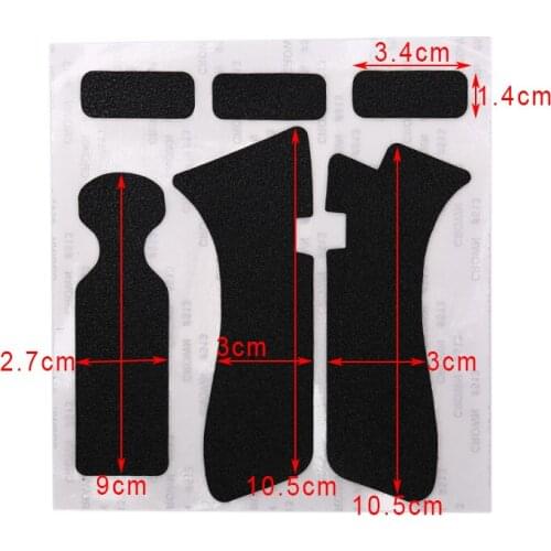 JULYHOT Non-Slip Rubber Texture Grip Wrap Tape Glove For Glock 17 19 23 Holster 9mm Pistol Magazine Accessories