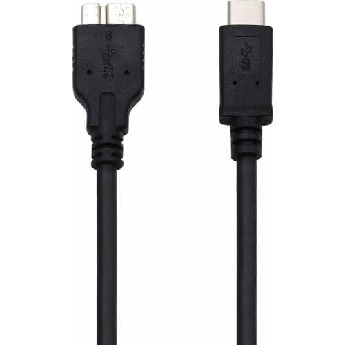 Type C to Micro USB 3.0 Data Cable For WD 2TB Elements WDBU6Y0020BBK , Transcend 1 TB TS1TSJ25M3 StoreJet Hard Drive