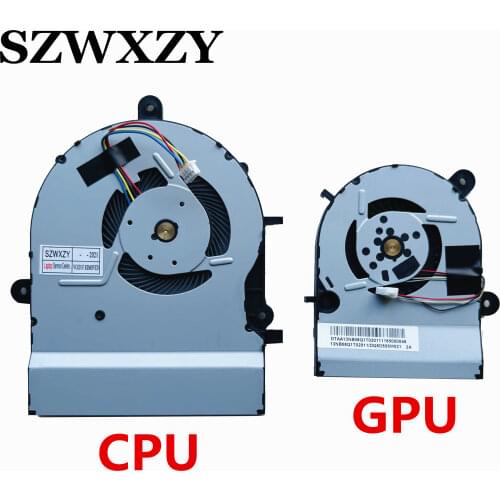 New Original Laptop CPU GPU Cooling Fan Cooler Notebook PC For ASUS K501L K501LX K501UX A501L V505L K501LB5200 Series