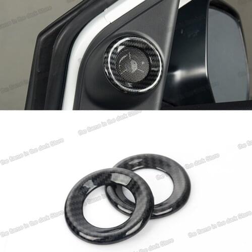 Lsrtw2017 Car Front triangle A Post Sound Speaker Trim Accessories for Honda CRV 2017 2018 2019 2020 2021 CR-V audio carbon