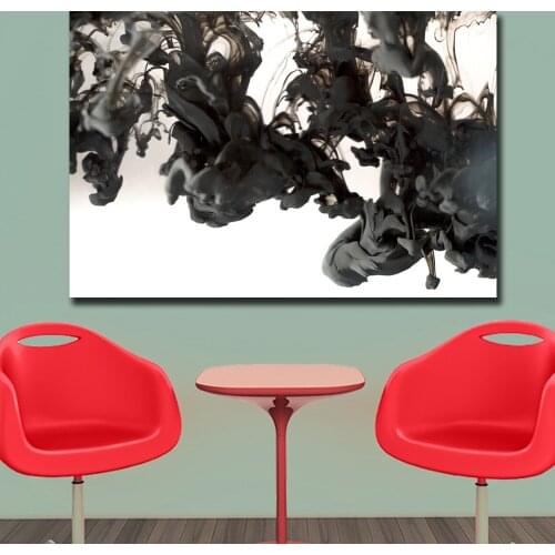 Fashion Wall Art Pictures for Living Room Home Decor Abstract-art-black Canvas Oil Painting Printed No Framed Wall Pictures