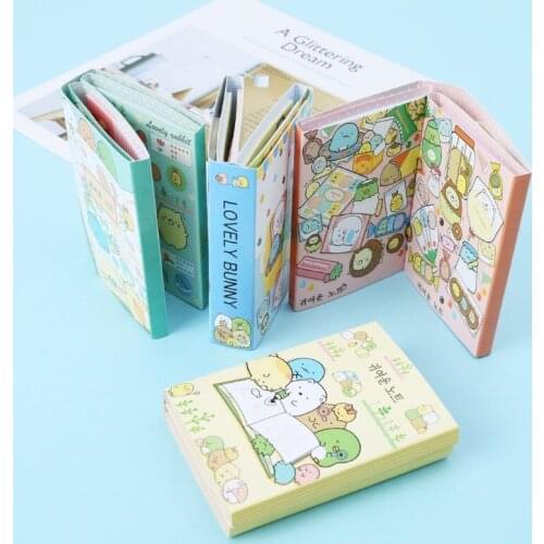 Cartoon Animals 6 Folding Memo Pads Sticky Notes Bookmark Stationery Notepad New Drop Shipping Support