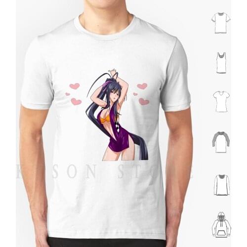 Akeno High School Dxd T Shirt Men Cotton Anime High School Dxd Highschooldxd High School Dxd Saison 4 Manga Rias