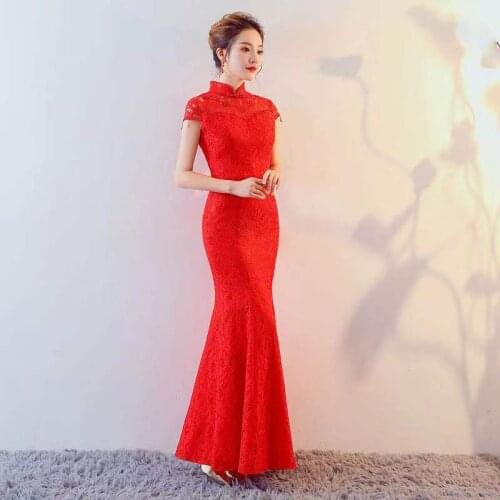 New Vintage High Neck Wedding Dress Floral Print Pleat Floor-Length Short Sleeves Mermaid Plus Size Wedding Gowns For Women G318