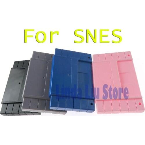 High Quality Game Cartridge Replacement Plastic card Shell for Nintendo For SNES game Console ChengChengDianWan