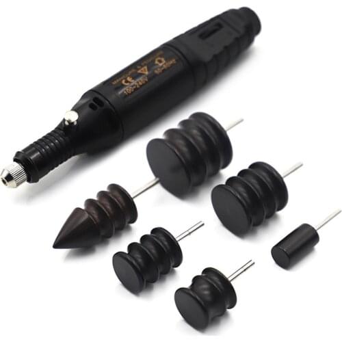 DIY Leather Edge Slicker Burnishing Tool Leather Craft Polishing Tool Grinding Head Electric Grinder Polished Head