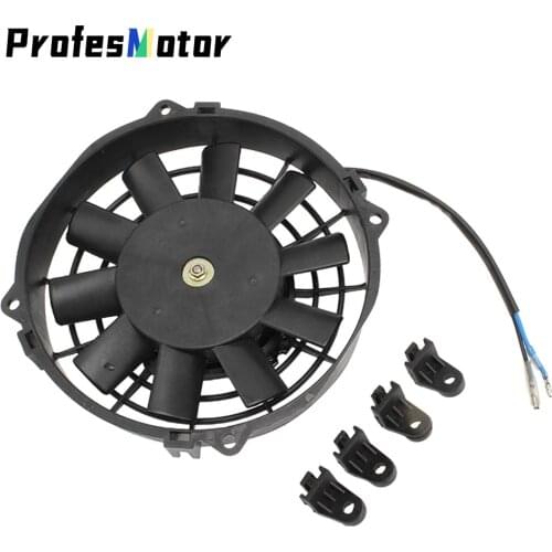 Universal Motorcycle Cooling Fan 8in 12V 80W Car Air Conditioner Condenser Cooling Fan Radiator For 150CC 200CC 250CC ATV Quad