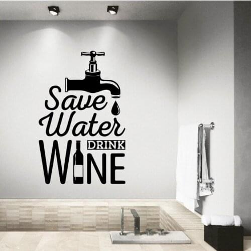 Water Faucet Wall Sticker Removable Wall Stickers DIY Wallpaper for Living Room Bedroom Stikers for Wall Decoration Murals