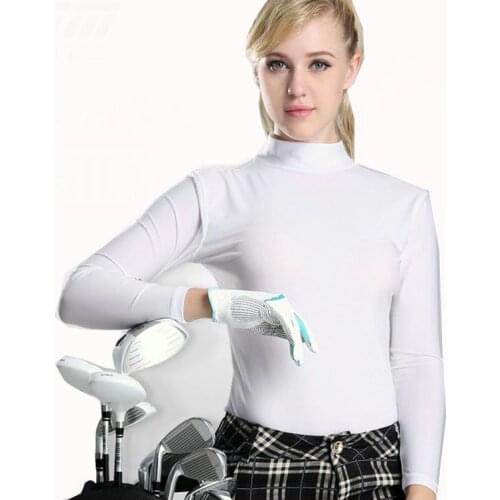 Lady Girl Sungreen Ice Tops Coomax Polo Shirt Summer Compression Women Long Sleeve Tshirt Dry Fit Ropa De Golf Shirt Clothes New