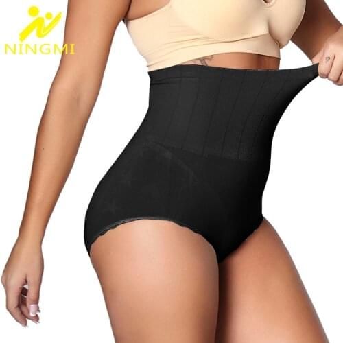 NINGMI Women Tummy Body Shaper Waist Trainer Underwear Postpartum Body Sculpting Butt Lifter Tummy Control Panties Shapewear