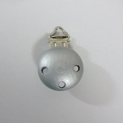 25PCS SILVER COLOR Baby Pacifier Clips