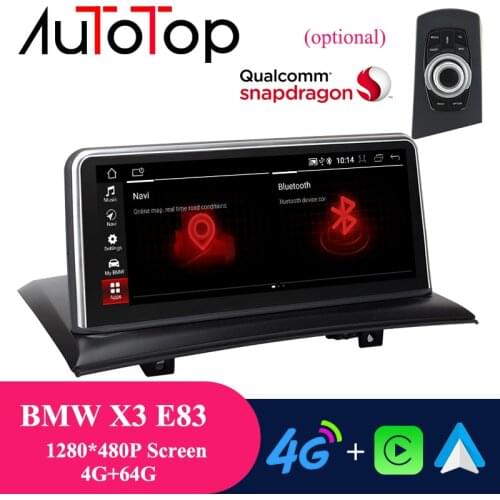 AUTOTOP Car Radio Multimedia Video Player Navigation GPS For BMW X3 E83 2003-2010 Wireless Apple CarPlay Android Auto Head Unit