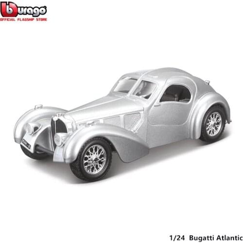 Bburago 1:24 Scale Bugatti Atlantic alloy racing car Alloy Luxury Vehicle Diecast Cars Model Toy Collection Gift