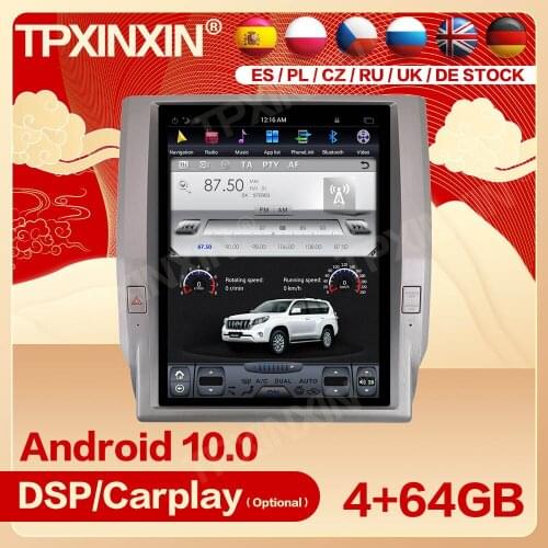 Carplay 2 Din Android 9 Tesla Multimedia Stereo For Toyota Tundra 2014 2015 2016 2017 GPS Audio Video Receiver Player Head Unit