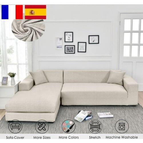 Sofa Cover Elastic Printed Sofa Cover for Living Room Corner Sofa L-shaped Sofa Shipping From ES FR funda sofa slipcover