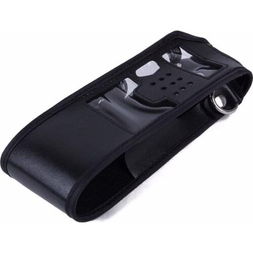 Extended Leather Soft Case Holster for Baofeng UV-5R 3800mAh Two Way Radio FM TYT TH-UVF9 TH-F8 TH-UVF9D Walkie Talkie UV 5R