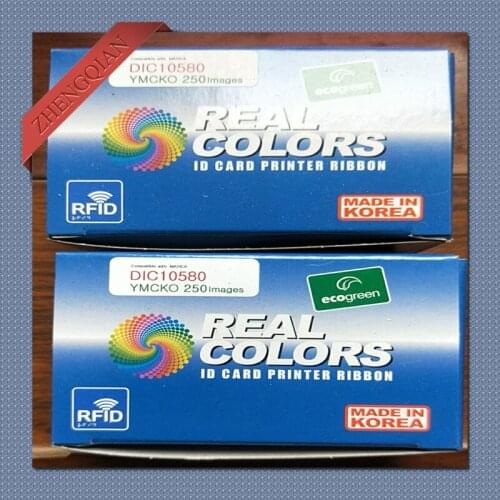 EDIsecure DIC10580 YMCKO color ribbon work on DCP350 printer compatible
