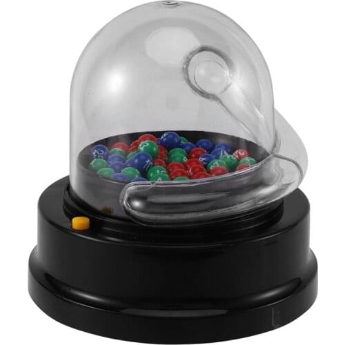 Electric Lucky Lottery Toy Number Picking Machine Mini Lottery Bingo Games Shake Lucky Ball Entertainment Board Game Party Games