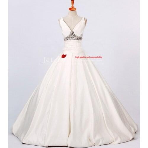 Атласные свадебные платья JOVASS China At AliExpress