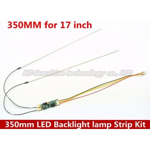 350mm LED Backlight lamp Strip Kit Adjustable brightness, Update 17" 17 inch CCFL LCD Screen to LED Monitor