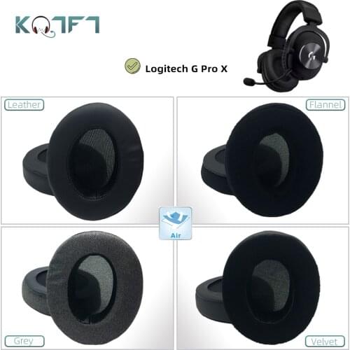 KQTFT 1 Pair of Replacement Ear Pads for Logitech G Pro X Headset EarPads Earmuff Cover Cushion Cups